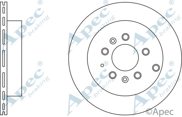 APEC BRAKING Тормозной диск DSK2645